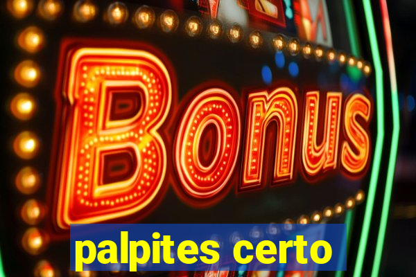 palpites certo